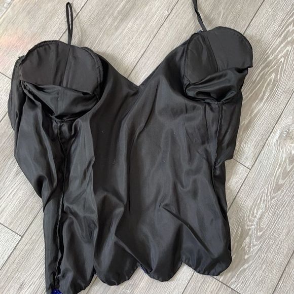 Vintage Blue Beaded Sequin Top - Picture 15 of 17